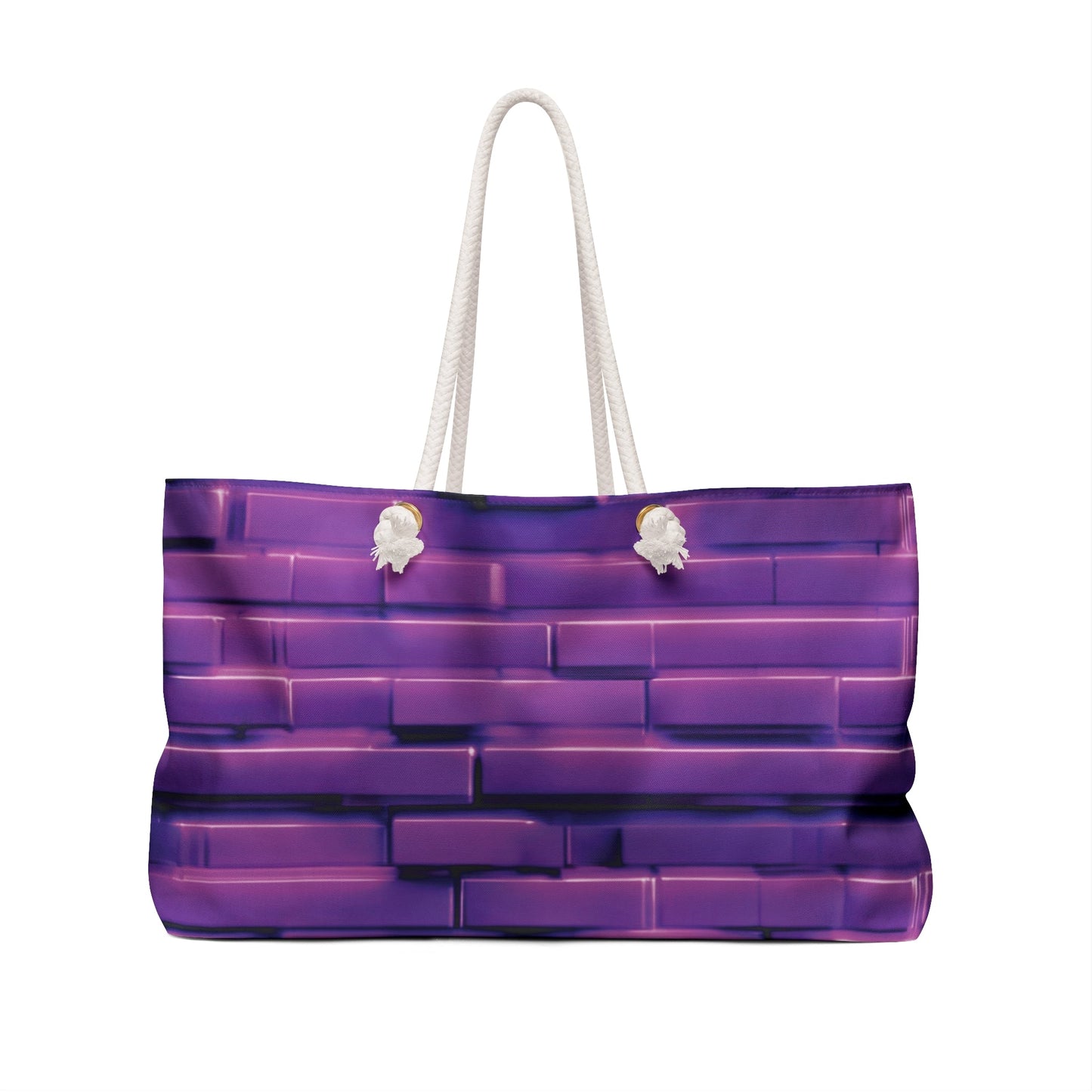 Sac de Voyage Motif Brique Violette | Brique Dégradée, Grand Cabas