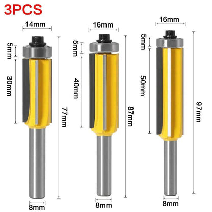 Professional Edge Banding Woodwork Flush Trim Router Bit