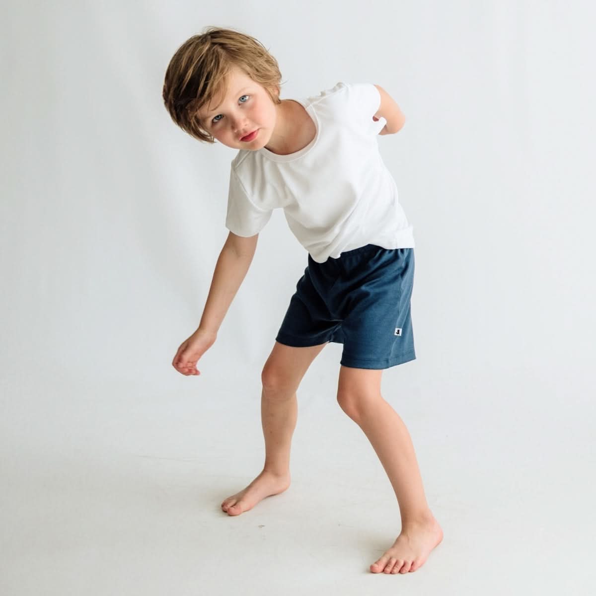 Kids' Bamboo Play Shorts | Navy