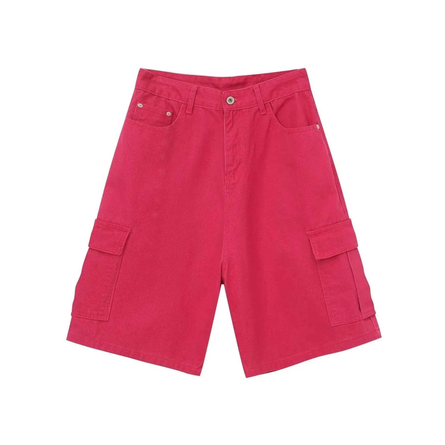Men's Baggy Dad Shorts Jeans Denim Summer New Straight Wide-leg Workwear Denim Shorts  for Men Loose Leisure All-matching Shorts