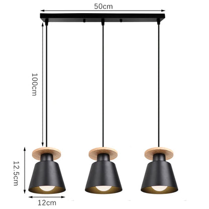 Modern LED Chandelier Ceiling Light – European Retro Iron Pendant Lamp for Dining Room, Bedroom & Living Room