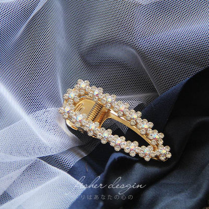 Rhinestone Bling hair clip women