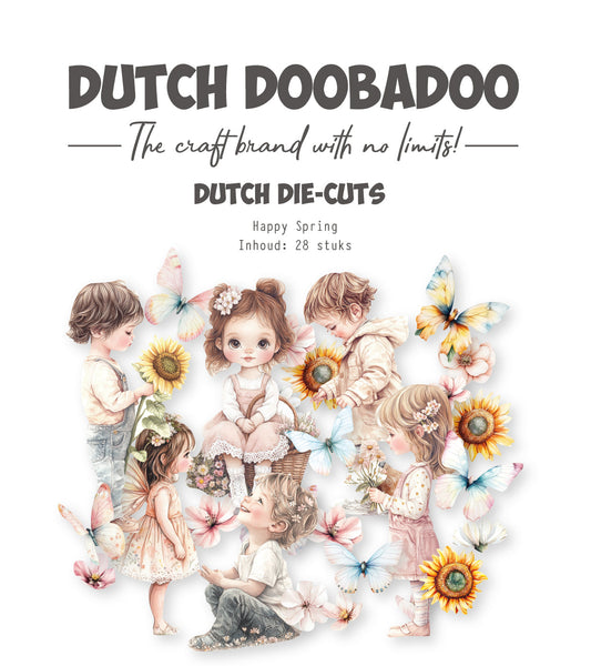 Dutch Doobadoo DDBD Collage Die-Cuts Happy Spring