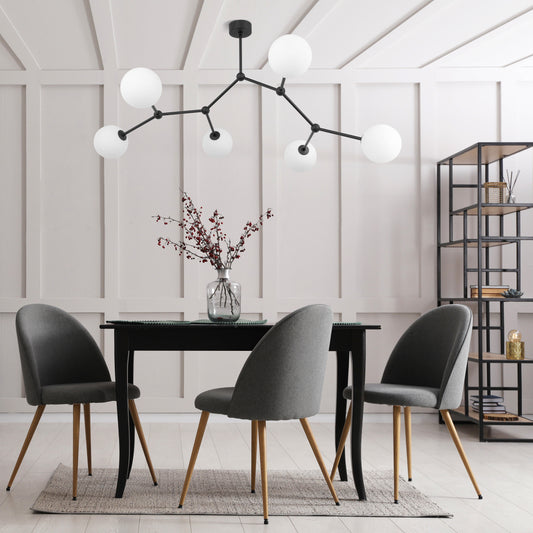 Plafonnier Scandinave Noir FAIRY 6