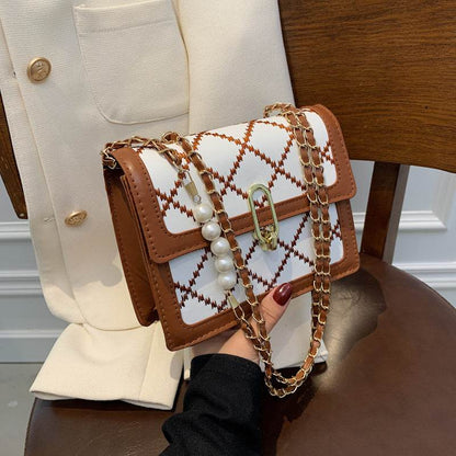 Women Shoulder Chain Mini Crossbody Square Bag