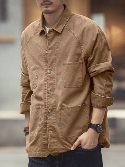 Versatile Casual Denim Jacket For Men Jeans