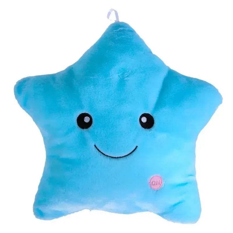 Oreiller Lumineux Unique Étoile Scintillante Design LED Lumière Coussin Coloré Étoiles Peluche Oreiller Jouets Cadeau Pour Enfants Fille