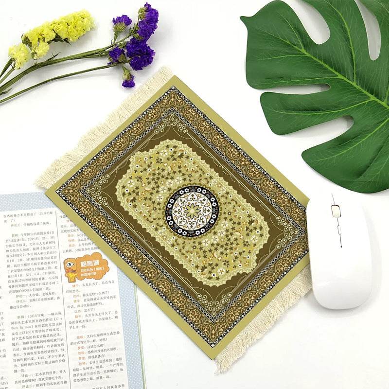 Office mouse pad, Suede fringe mouse pad Hot rubber  Bohemian style