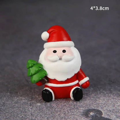 Decorative Resin Ornaments For Christmas Baked Cakes