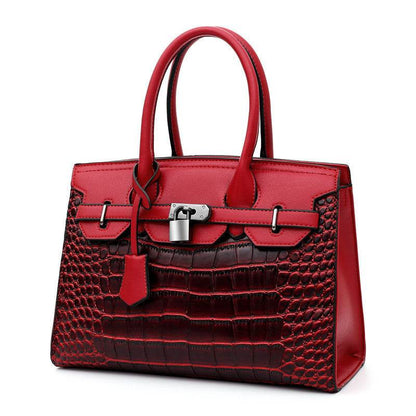 Trendy crocodile pattern Cooperate Work Handbag for Ladies