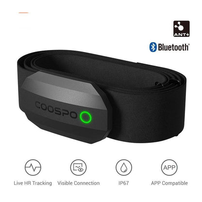 Coospo Sports Fitness Workout H9Z Moniteur de fréquence cardiaque en temps réel, ceinture pectorale, algorithme hybride capteur double avancé