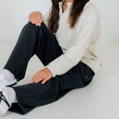 Youth Bamboo Fleece Cargo Pants | Sage