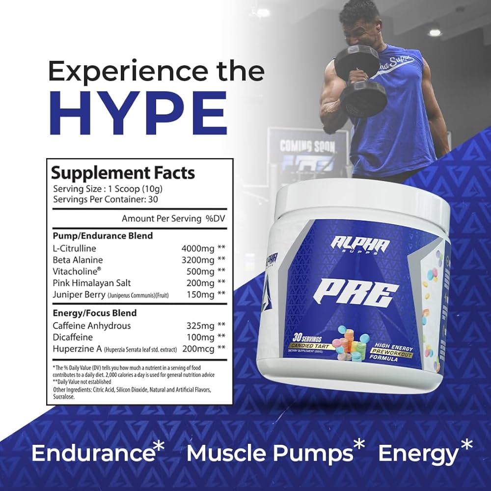 Sustained Energy Pre-Workout: Alpha Supps for Mental Clarity