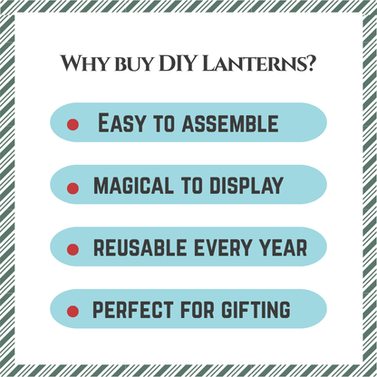 CrafTreat DIY Paper Lanterns - Christmas Tree