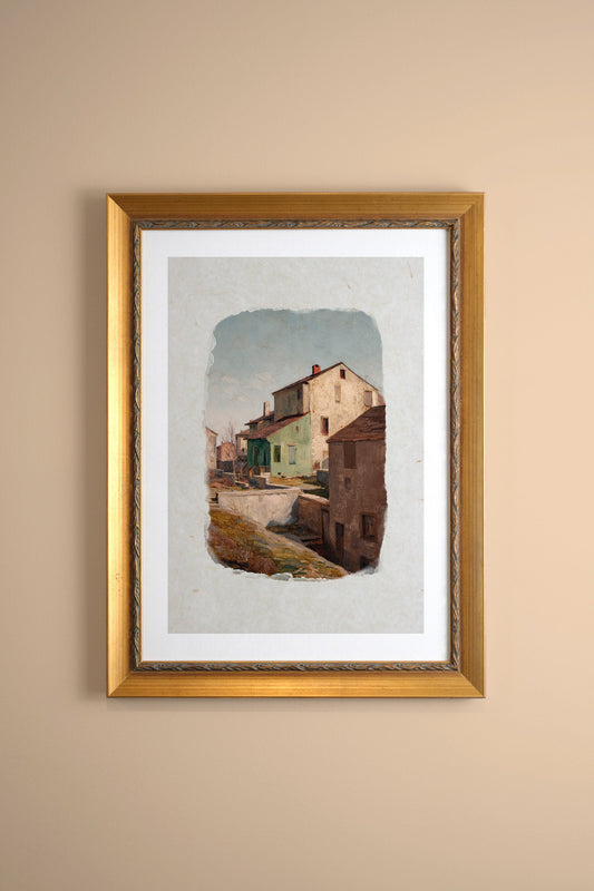 MURS ENNEIGÉS, CADRE VINTAGE OU