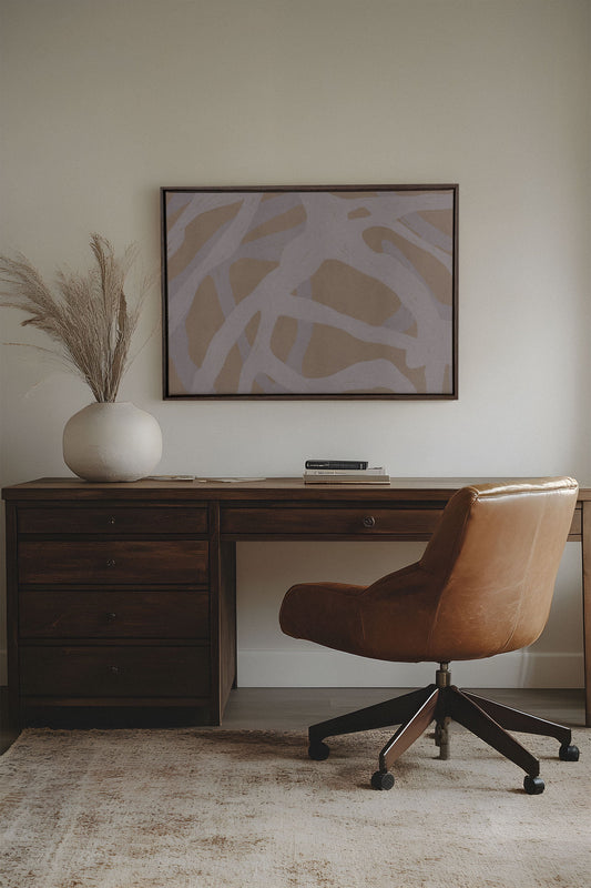 TISSAGE NATUREL, Œuvre sur toile tendue