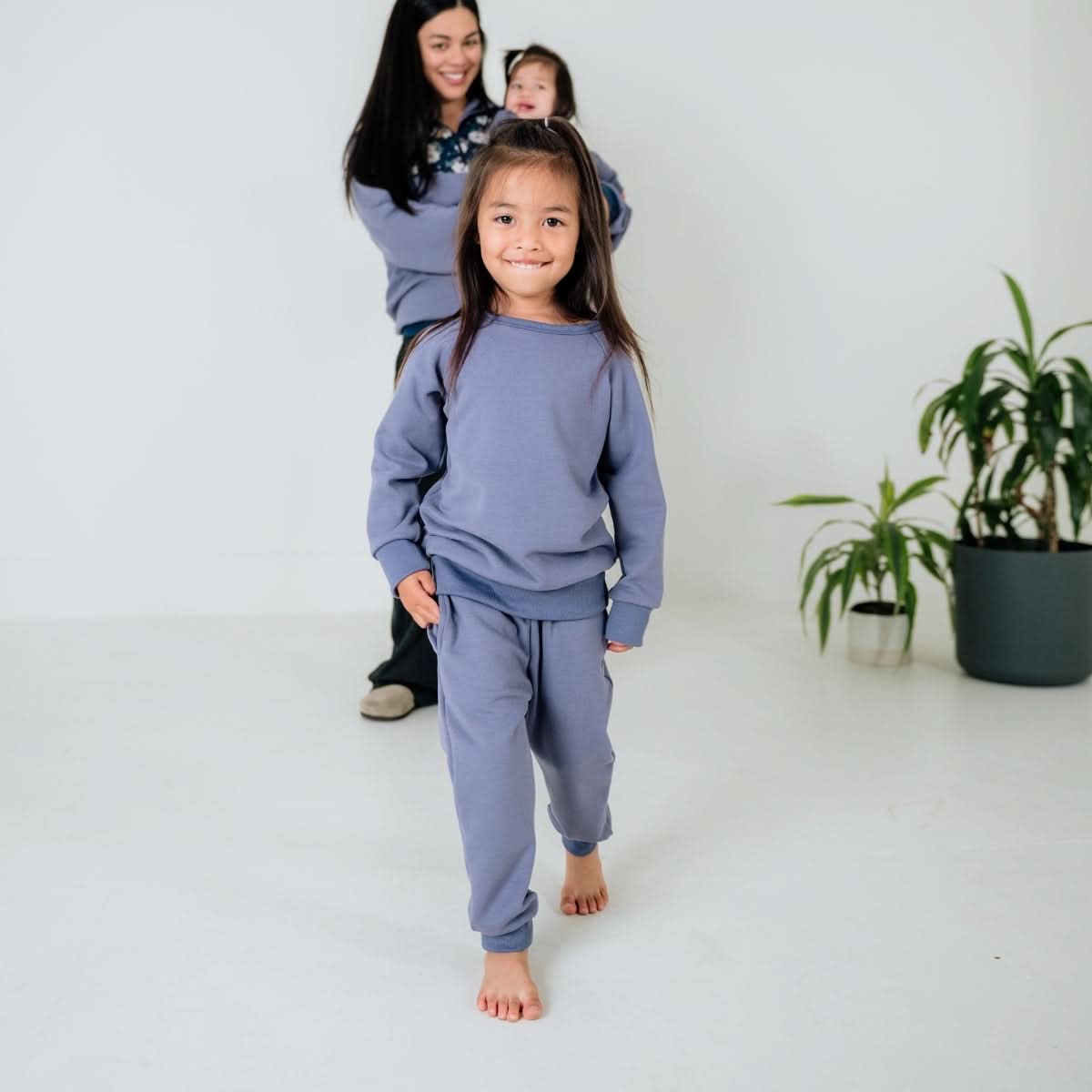 Baby/Kids' Bamboo Fleece Raglan Pullover | Sage
