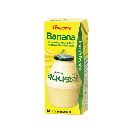 Boisson lactée saveur banane Binggrae, 200 ml