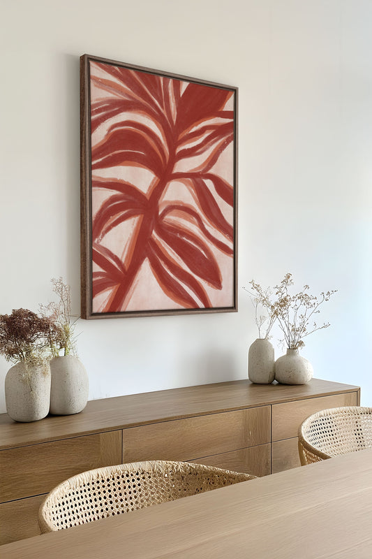 BOTANIC FLAME, Œuvre sur toile tendue