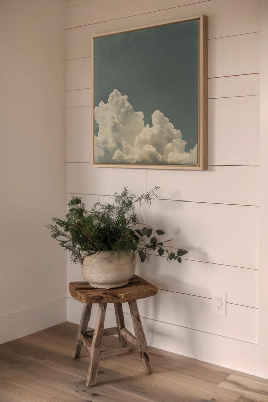 CIEL NOSTALGIQUE, Œuvre sur toile tendue
