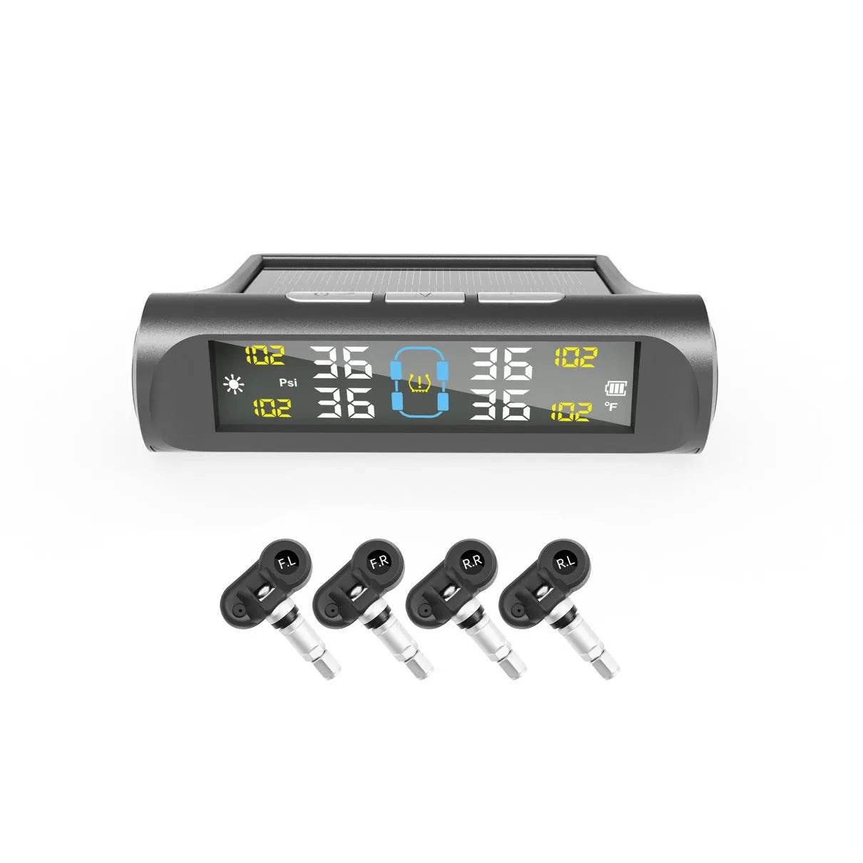 Système intelligent de surveillance de la pression des pneus automobile par capteur USB