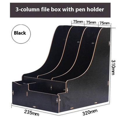 Minimalist Wooden Desk Organizer Office Table Organizer