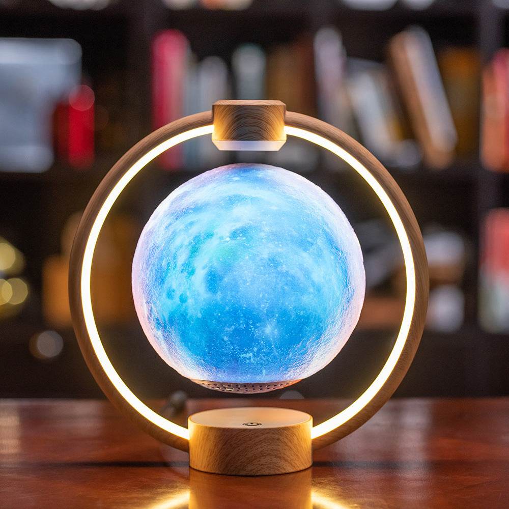 Maglev Moon Light Bluetooth Stéréo 3D DIY Éblouissement Coloré