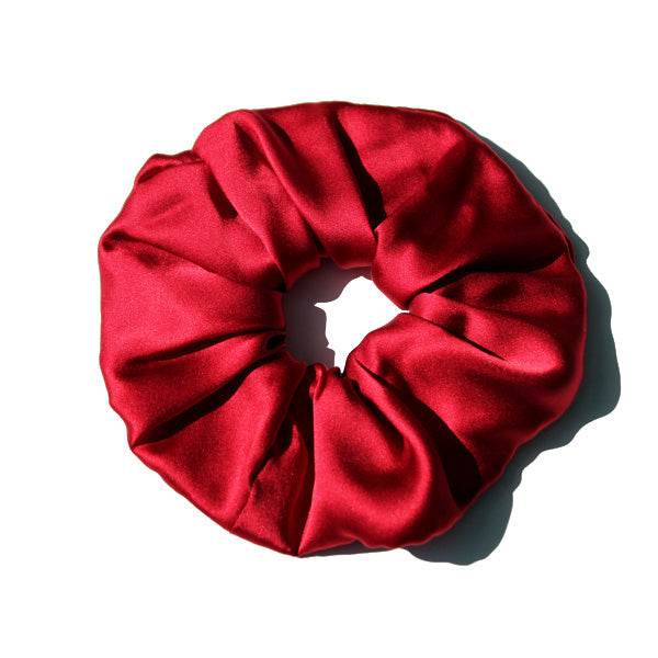 Fashion Silk Satin Hair Scrunchies Hair Ties Ponytail Holder