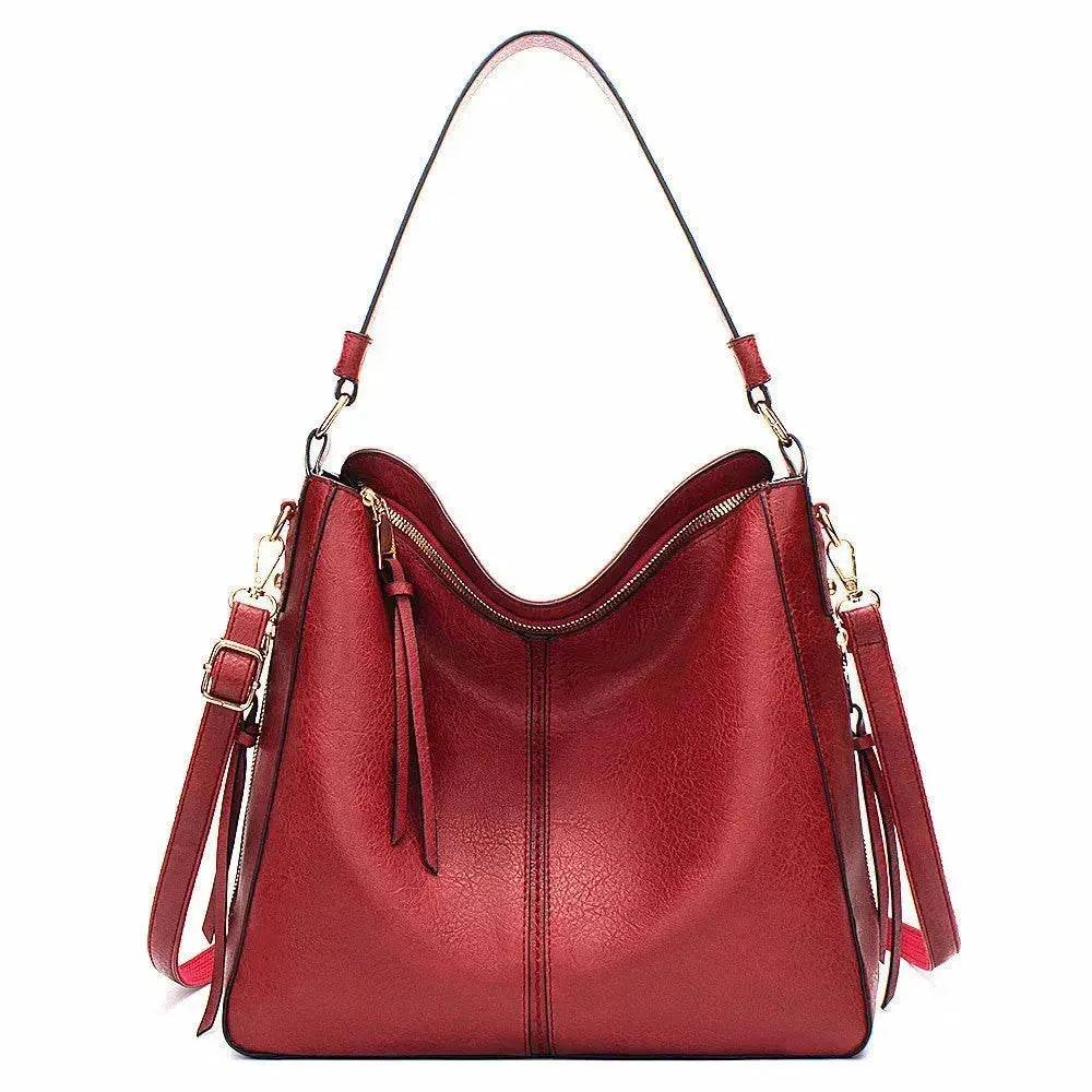Sacs à main en cuir PU de grande capacité pour femmes, sac à bandoulière tendance pour le travail, sac de courses