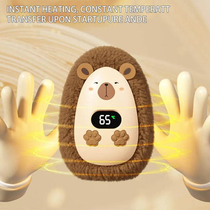 Winter Portable USB Rechargeable Outdoor Smart Fluffy Hand Warmer Hand muff