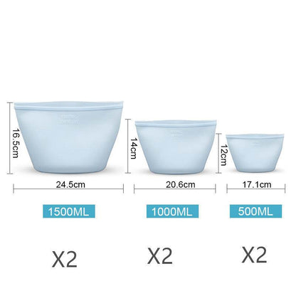 Silicone Food Storage Bag reusable freezer bags