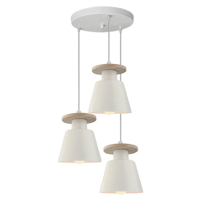 Modern LED Chandelier Ceiling Light – European Retro Iron Pendant Lamp for Dining Room, Bedroom & Living Room