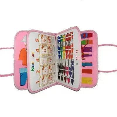 Nouvelle planche d'activités pour enfants Busy Board, jeu d'apprentissage de l'habillage et du boutonnage pour bébé, jouet d'apprentissage sensoriel préscolaire pour l'éducation précoce