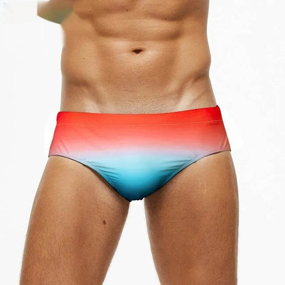 Solid Color Plus Size Swimming Trunks Briefs Shorts underwear