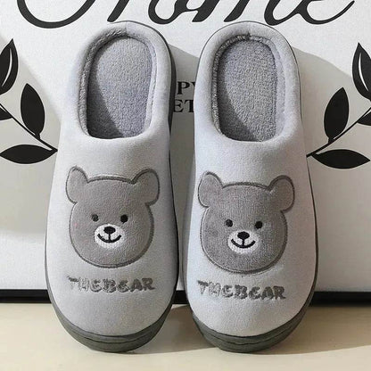 Cotton Slippers For Women In Autumn And Winter, Thick Soled And Warm At Home, Dormitory Slippers For Men