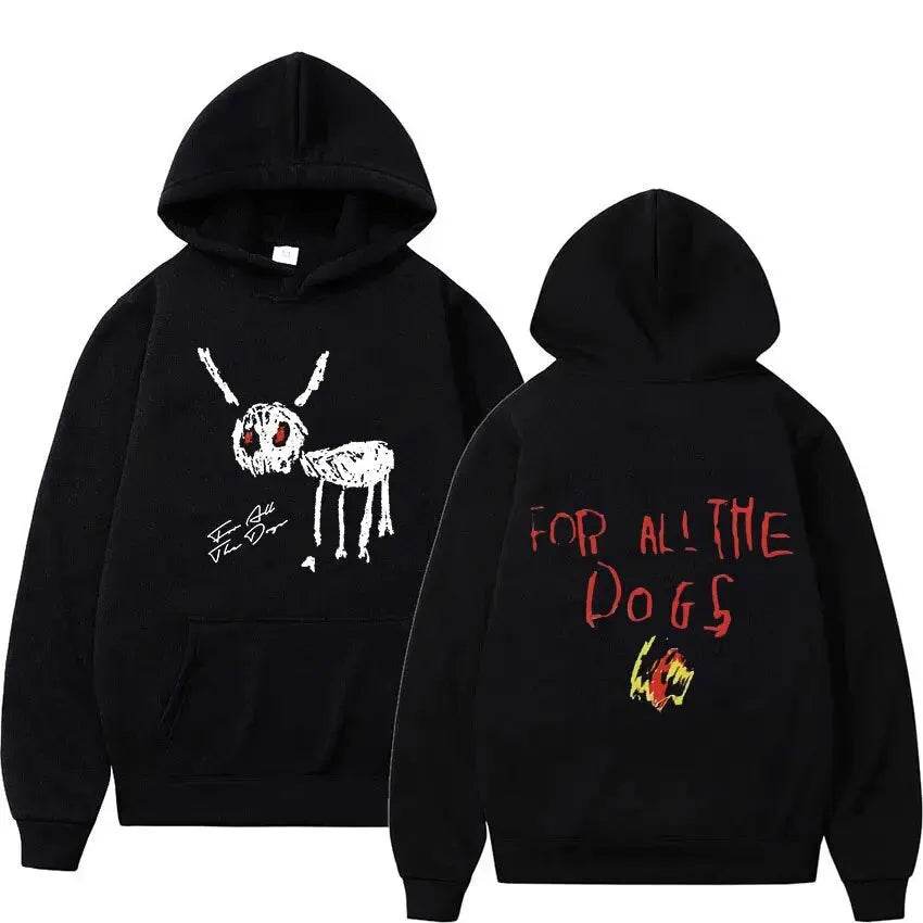 Rapper Drake For All The Dogs Letter Unisex Hoodie Sweatshirt