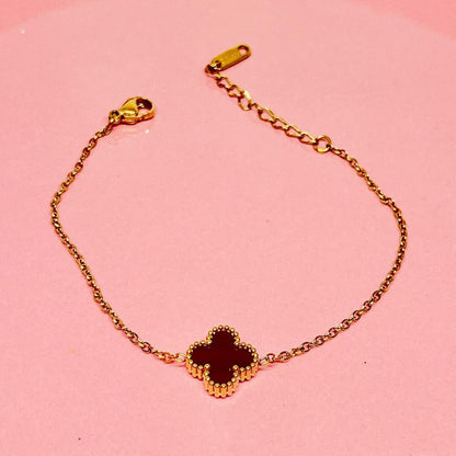 Pendentif chaîne Trèfle à quatre feuilles