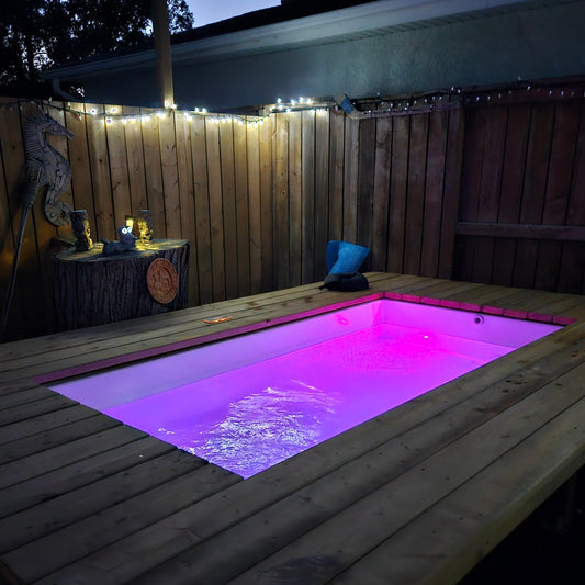 Baignoires en Fibre de Verre Flottantes à Froid et à Chaud