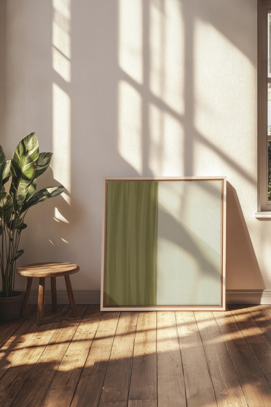 VERDANT FLOW, Œuvre sur toile tendue