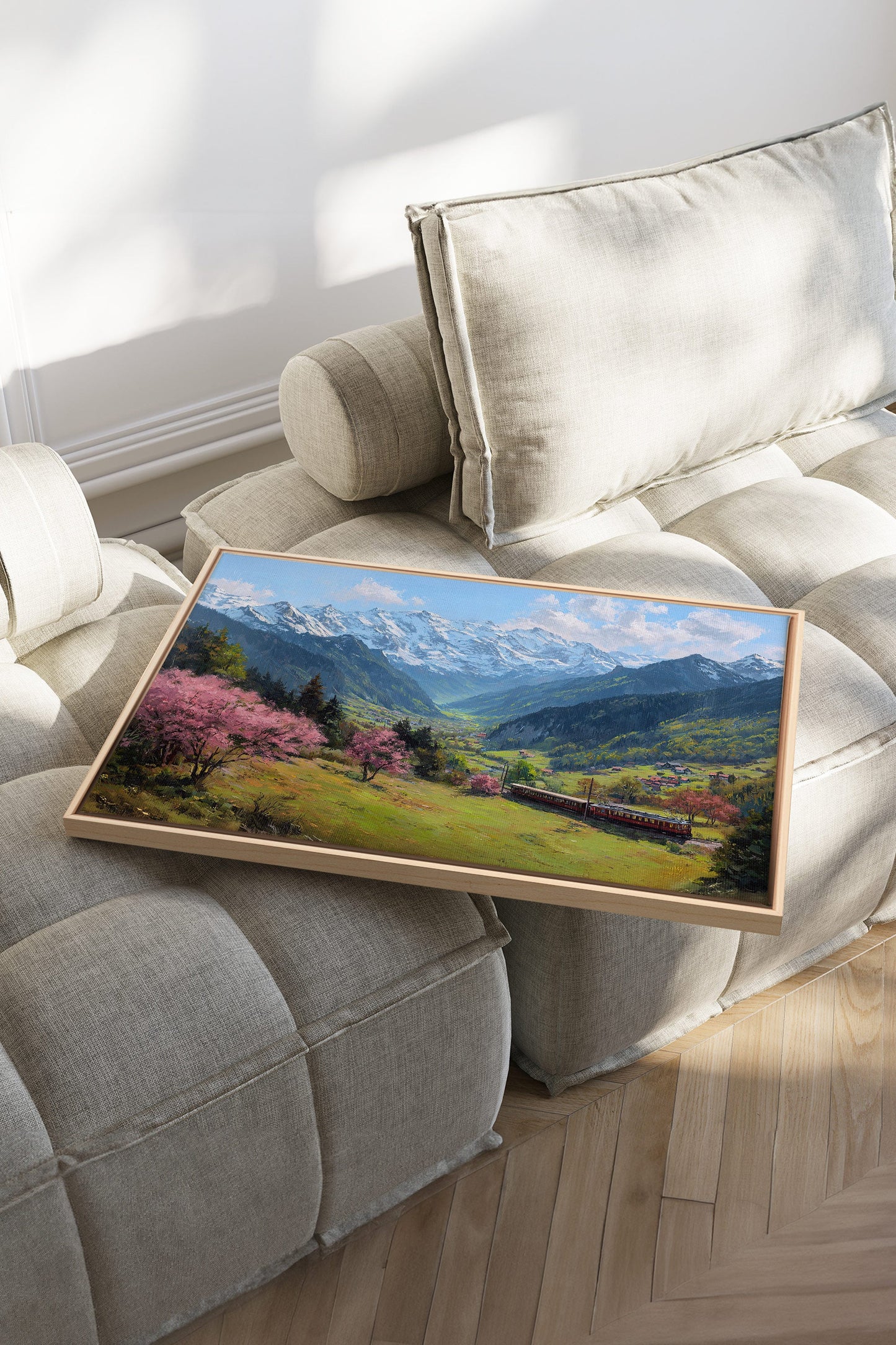 ALPINE JOURNEY, Oeuvre sur toile étirée