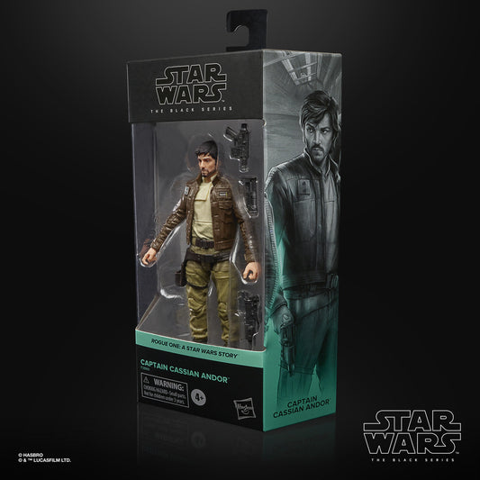Star Wars The Black Series Capitaine Cassian Andor (Rogue One, figurine de 15 cm) :