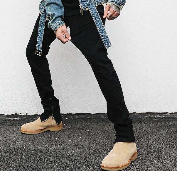 Ankle Zip Denim pant men Jeans