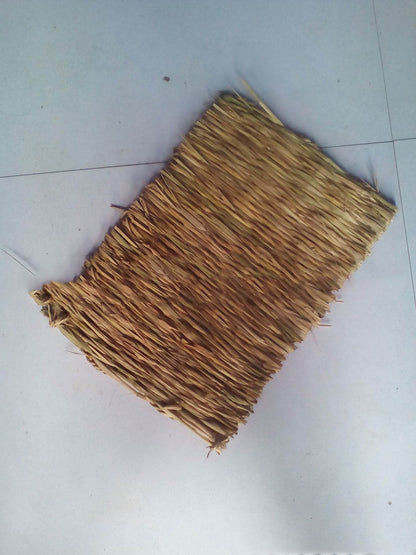 Tapis en paille naturelle pour animaux de compagnie