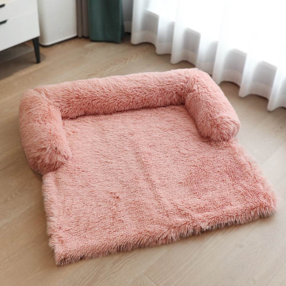Tapis de lit amovible pour animaux de compagnie, canapé-lit pour chien, lit en peluche pour animaux de compagnie