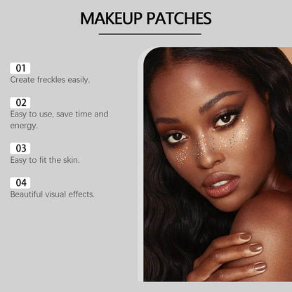 Glitter freckles - Speckles Makeup Patches  - Easy Freckles