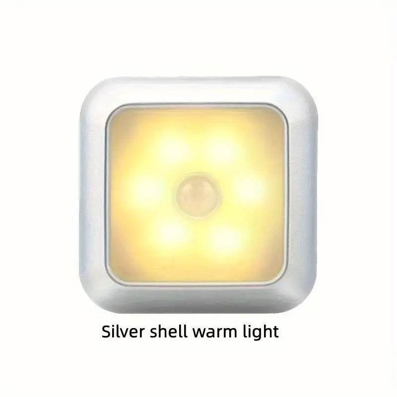 6 Pcs Induction Cabinet Night Light Motion Sensor