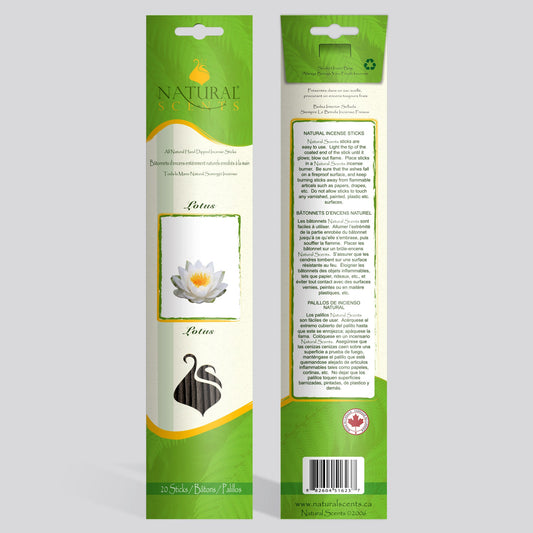 Natural Scents Lotus Incense Sticks