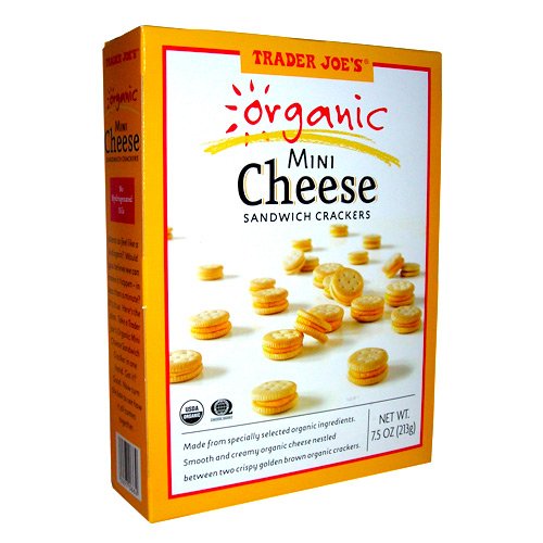 Craquelins à la mini-garniture au fromage biologiques de Trader Joe's, 213g
