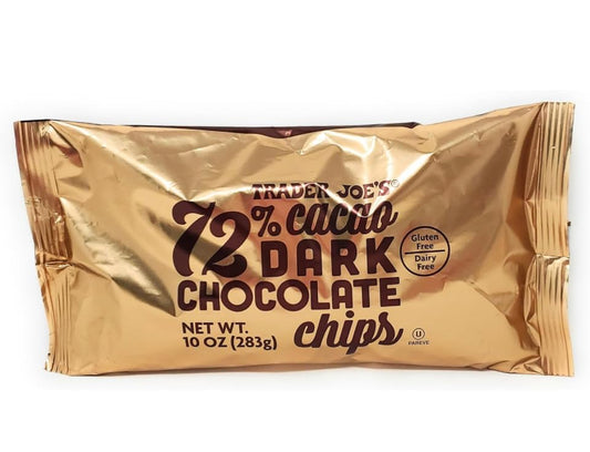 Pépites de chocolat noir 72% Trader Joe's, 283g