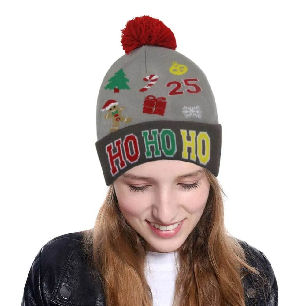 Bonnet de Noël lumineux à LED